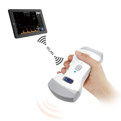 CONTEC CMS 1600B dwusondowy system diagnostyki ultrasonograficznej z kolorowym Dopplerem 32 kanałowa sonda akumulatorowa wypukła i liniowa