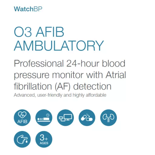 Microlife WatchBP O3 AFIB – 24-hour ABPM Monitor