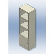Standschrank mit Glastüren 60x45x180 cm