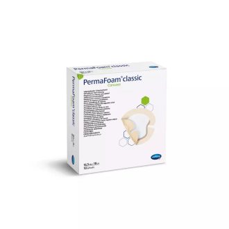   PermaFoam® Classic Concave foam dressing (16,5x18 cm; 10 pcs)