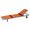 Foldable Stretcher with Wheels and Adjustable Backrest, 188 × 53 × 21 cm