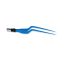 Bipolar bayonet forceps 16,5 cm with 1 mm tip for coagulator