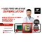 Defibrillátor csomag: AED 7000 magyar defibrillátor+ Riasztós fali kabin+ Hordtáska + CPR maszk