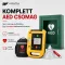 Defibrillátor csomag: AED 7000 magyar defibrillátor+ Riasztós fali kabin+ Hordtáska + CPR maszk