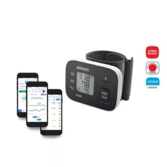   OMRON RS3 Intelli IT Intellisense Wrist-mounted Smart Blood Pressure Monitor with Bluetooth