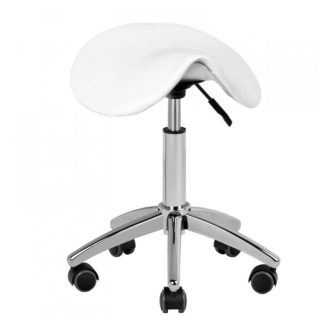 Saddle chair-white