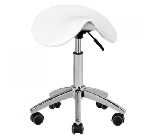 Saddle chair-white