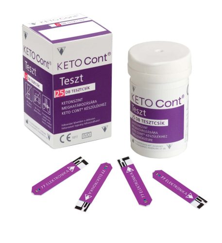 KETO Cont Teszt, KETO Cont készülékhez, 25 darab / doboz