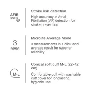 Automatic blood pressure monitor MICROLIFE BP B3 AFIB
