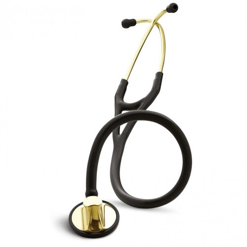 3M™ Littmann® Master Cardiology™, 2175, schwarz, 69 cm Schlauchlänge, Black- Edition, Messing- Edition