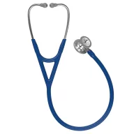   3M™ Littmann® Cardiology IV™ Diagnostic Stethoscope, Standard-Finish Chestpiece, Navy Blue Tube, Stainless Stem and Headset, 69 cm, 6154