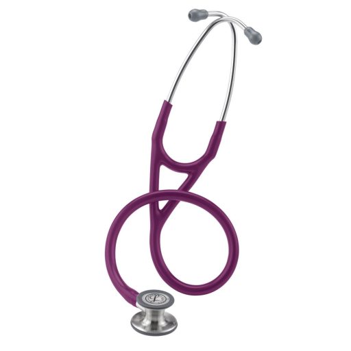 3M™ Littmann® Cardiology IV™ Diagnostic Stethoscope, Standard-Finish Chestpiece, Plum Tube, Stainless Stem and Headset, 69 cm, 6156