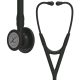 3M™ Littmann® Cardiology IV™ Stethoskop für die Diagnose, 6163, Black-Edition Bruststück, Schlauch, Schlauchanschluss und Ohrbügel in Schwarz, 69 cm