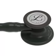   3M™ Littmann® Cardiology IV™ Diagnostic Stethoscope, Black-Finish Chestpiece, Black Tube, Stem and Headset, 69 cm, 6163