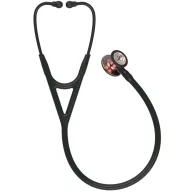   3M™ Littmann® Cardiology IV™ Diagnostic Stethoscope, Rainbow-Finish Chestpiece, Black Tube, Stem and Headset, 69 cm, 6165
