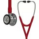 3M™ Littmann® Cardiology IV™ Stethoskop für die Diagnose, 6170, Bruststück und Schlauchanschluss hochglanzpoliert, burgunderroter Schlauch, Ohrbügel aus Edelstahl, 69 cm