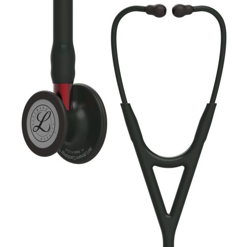 3M™  Littmann® Cardiology IV™ Fonendoszkóp 6200, fekete cső, vörös szár, 69cm