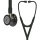 Stetoskop diagnostyczny 3M™ Littmann® Cardiology IV™, nasadka na klatkę piersiową o wysokim połysku i dymnym wykończeniu, czarny przewód, szampański trzon i czarna słuchawka, 69 cm, 6204