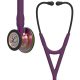 Stetoskop diagnostyczny 3M™ Littmann® Cardiology IV™, głowica z tęczowym wykończeniem, śliwkowy przewód, fioletowy trzon i czarna słuchawka, 69 cm, 6205