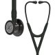 Stetoskop diagnostyczny 3M™ Littmann® Cardiology IV™, nasadka na klatkę piersiową o wysokim połysku i dymnym wykończeniu, czarny przewód, czarny wspornik i czarna słuchawka, 69 cm, 6232