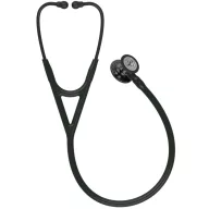   3M™ Littmann® Cardiology IV™ Diagnostic Stethoscope, High Polish Smoke-Finish Chestpiece, Black Tube, Black Stem and Black Headset, 69 cm, 6232