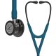 Stetoskop diagnostyczny 3M™ Littmann® Cardiology IV™, nasadka na klatkę piersiową o wysokim połysku i dymnym wykończeniu, przewód w kolorze błękitu karaibskiego, lustrzany wspornik i dymna słuchawka, 