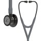 Stetoskop diagnostyczny 3M™ Littmann® Cardiology IV™, nasadka na klatkę piersiową o wysokim połysku i dymnym wykończeniu, szary przewód, dymny wspornik i dymna słuchawka, 69 cm, 6238