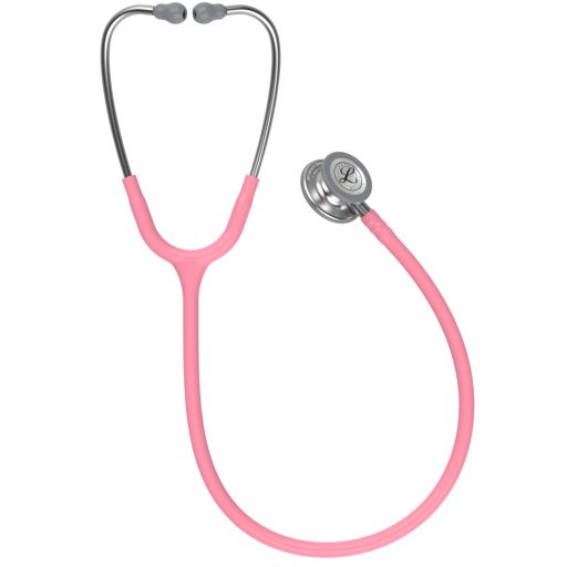 3M™ Littmann® Classic III™ Monitoring Stethoscope, Pearl Pink Tube, 27 inch, 5633