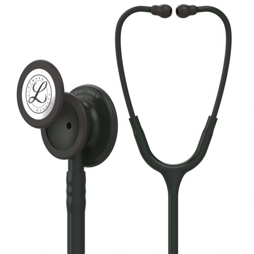 3M™ Littmann® Classic III™ Monitoring Stethoscope, Black Edition Chestpiece, Black Tube, 27 inch, 5803