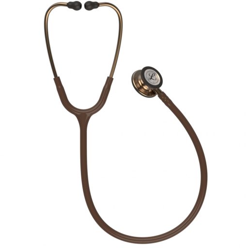 3M™ Littmann® Classic III™ Stethoskop zur Überwachung, 5809, kupferfarbenes Bruststück, schokoladenfarbener Schlauch, 69 cm, 5809