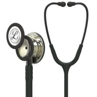   3M™ Littmann® Classic III™ Monitoring Stethoscope, Champagne - Finish Chestpiece, Black Tube, Smoke Stem and Headset, 69 cm, 5861