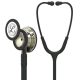 3M™ Littmann® Classic III™ Monitoring Stethoscope, Champagne - Finish Chestpiece, Black Tube, Smoke Stem and Headset, 69 cm, 5861