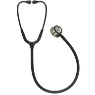   3M™ Littmann® Classic III™ Monitoring Stethoscope, Champagne - Finish Chestpiece, Black Tube, Smoke Stem and Headset, 69 cm, 5861