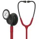 3M™ Littmann® Classic III™ Fonendoszkóp 5868, burgundivörös cső, fekete szár, fejhallgató és hallgatófej, 69cm