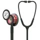 3M™ Littmann® Classic III™ Monitoring Stethoscope, Rainbow-Finish Chestpiece, black stem and headset, Black Tube, 27 inch, 5870