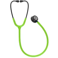   3M™ Littmann® Classic III™ Monitoring Stethoscope, Smoke Chestpiece, Lime Green Tube, Blue Stem and Smoke Headset, 27 inch, 5875