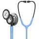Stetoskop monitorujący 3M™ Littmann® Classic III™, lustrzana głowica, niebieska rurka, dymny statyw i dymna słuchawka, 69 cm, 5959