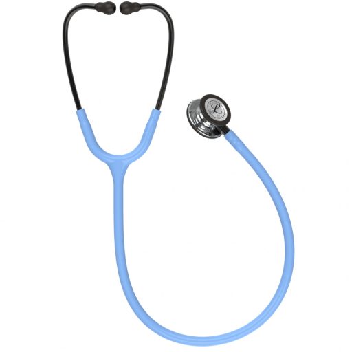 3M™ Littmann® Classic III™ Monitoring Stethoscope, Mirror Chestpiece, Ceil Blue Tube, Smoke Stem and Smoke Headset, 69 cm, 5959