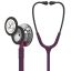 3M™ Littmann® Classic III™ Monitoring Stethoscope, Mirror Chestpiece, Plum Tube, Pink Stem and Smoke Headset, 69 cm, 5960