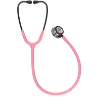   3M™ Littmann® Classic III™ Monitoring Stethoscope, Mirror Chestpiece, Pearl Pink Tube, Pink Stem and Smoke Headset, 27 inch, 5962
