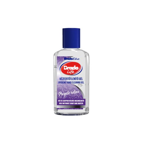 BradoLife hand sanitizer gel 50 ml - Purple relax