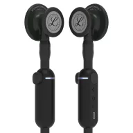   3M™ Littmann® CORE Digital Stethoscope, Black Chestpiece, Tube, Stem and Headset, 69 cm, 8490