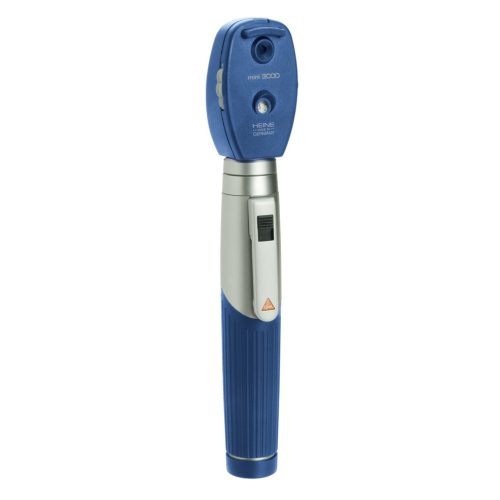 HEINE Mini 3000 Ophthalmoskop, 2.5 Volt XHL | blau