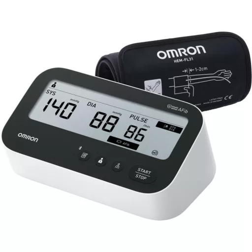 OMRON M4 Connect AFib felkaros vérnyomásmérő Bluetooth adatátvitellel