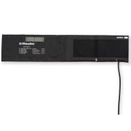   Schwarze adipöse Klettmanschette für Riester-Blutdruckmessgerät 1 Schlauch