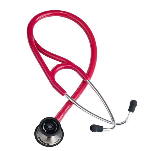 Riester Cardiophon 2.0 stethoscope, stainless steel burgundy red