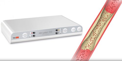 Boso ABI System 100 mit PWV + Pulswellenmessung, mit allem ZubehörDas boso ABI-System 100 Knöchel-Arm-Index-Messgerät kann mit einer zusätzlichen Funktion bestellt/ausgerüstet werden:  Es misst die Pu