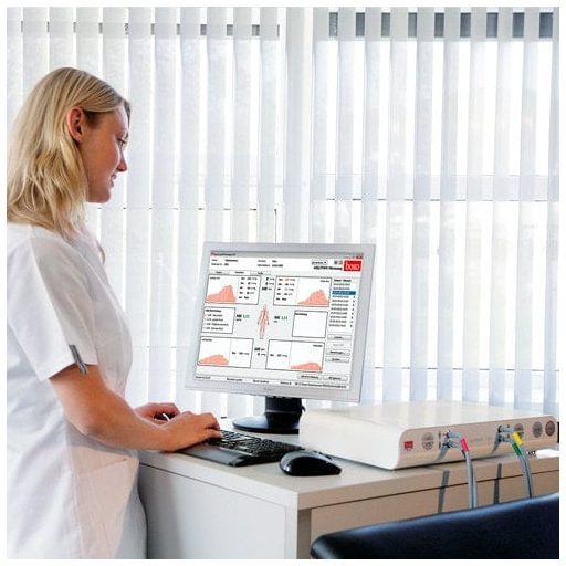 Boso ABI System 100 z pomiarem PWV + fali tętna, z wszystkimi akcesoriami