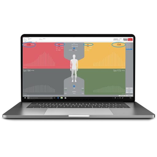 Boso ABI System 100 z pomiarem PWV + fali tętna, z wszystkimi akcesoriami