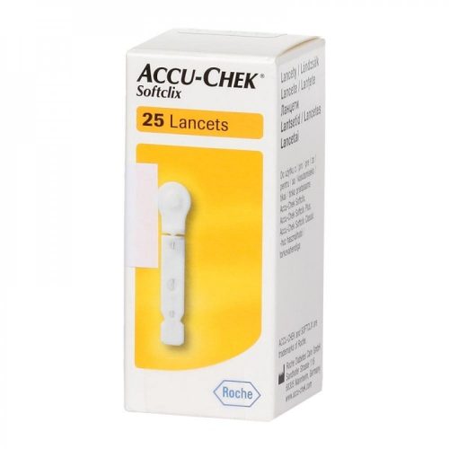 25 Einweglanzetten für Accu-Chek Softclix 
